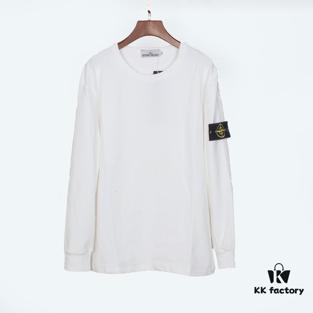 6931a45eccd8ab3d7af98a9e STONE ISLAND 20SS Crew Neck Solid Color Pullover Long Sleeve Lightweight Sweatshirt Fabric Base Layer, M-XXL