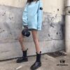 STONE ISLAND 20SS Crew Neck Solid Color Pullover Long Sleeve Lightweight Sweatshirt, Base Layer Top