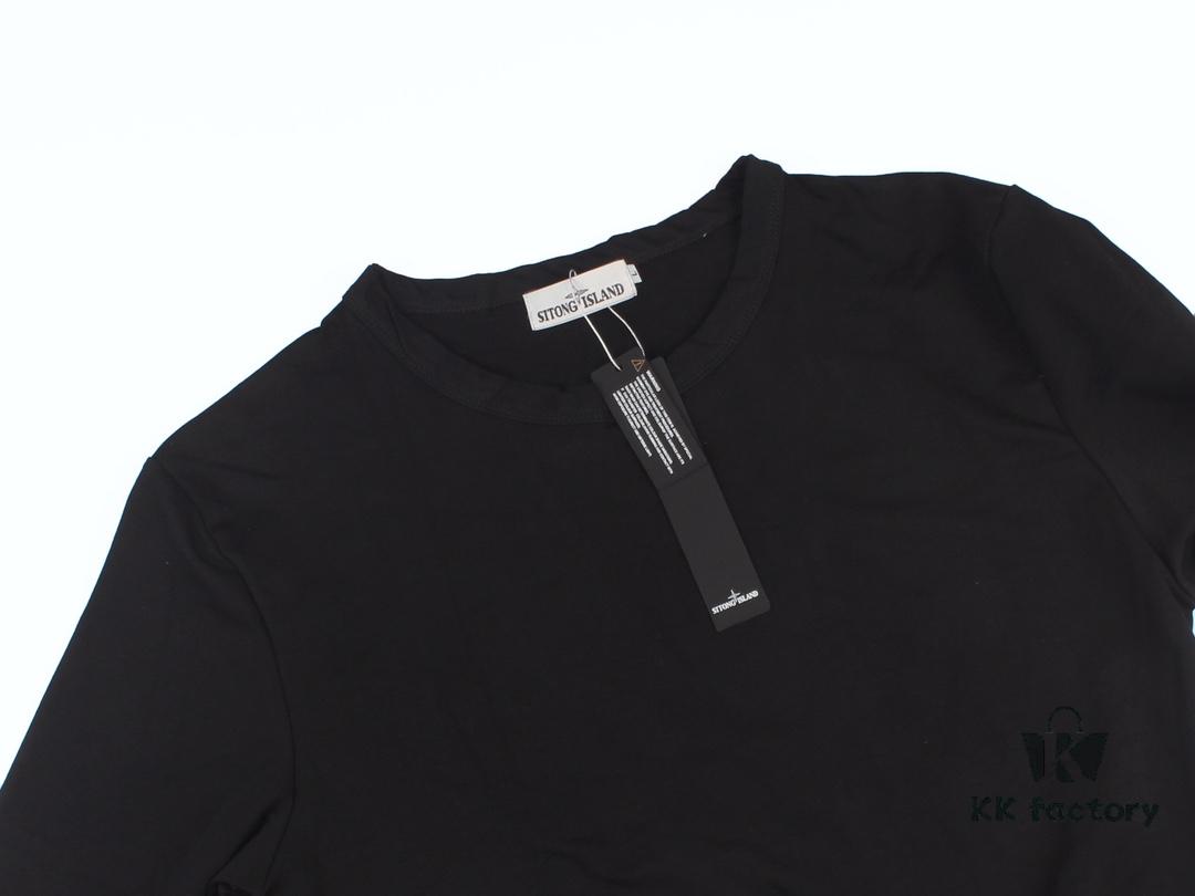 6931a45fccd8ab3d7af98ab4 STONE ISLAND 20SS Crew Neck Solid Color Pullover Long Sleeve Sweatshirt, Lightweight Fabric, Base Layer