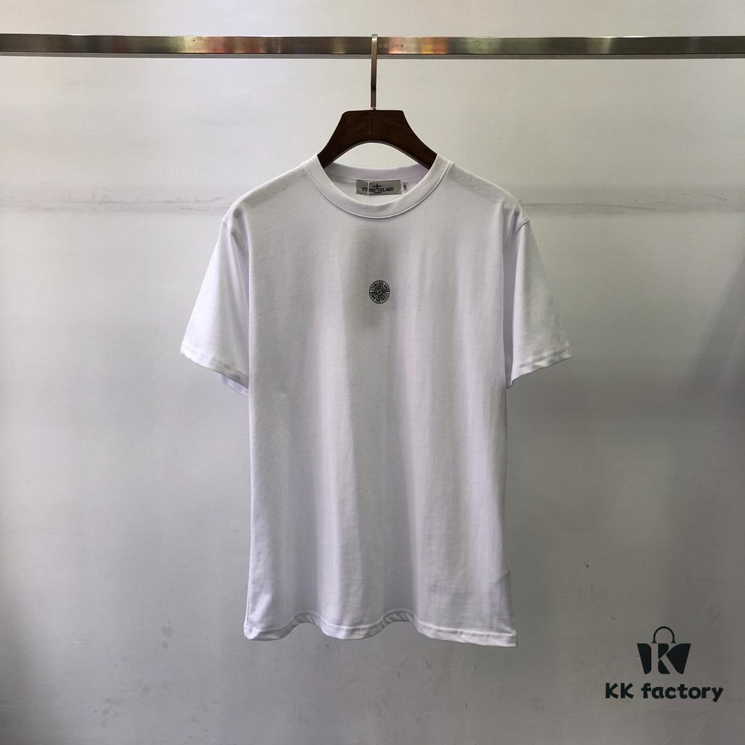 Stone Island 18FW Letter Logo Classic Short Sleeve T-Shirt