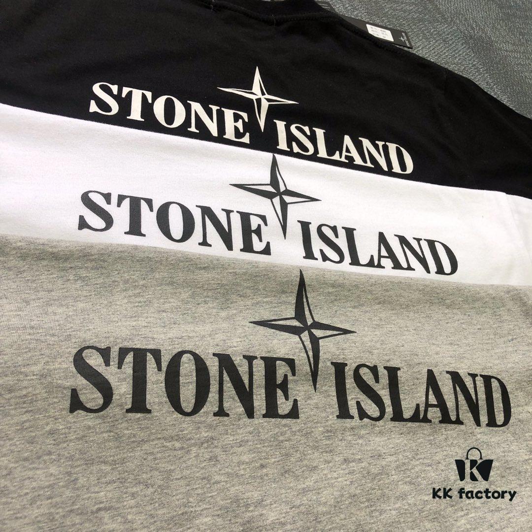 Stone Island 18FW Letter Logo Classic Short Sleeve T-Shirt