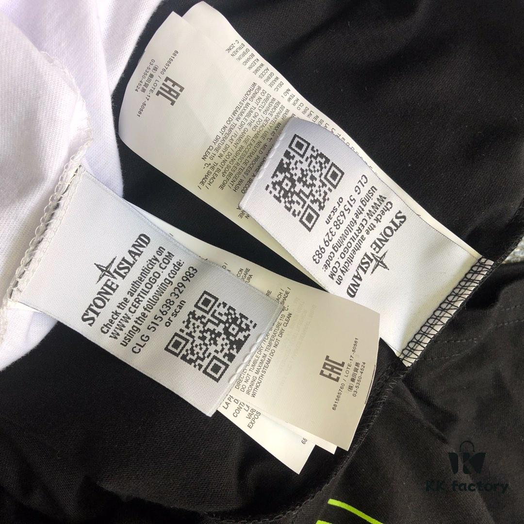 Stone Island 18FW Letter Logo Classic Short Sleeve T-Shirt