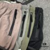STONE ISLAND Nylon Metallic Casual Tactical Pants with Drawstring Hem