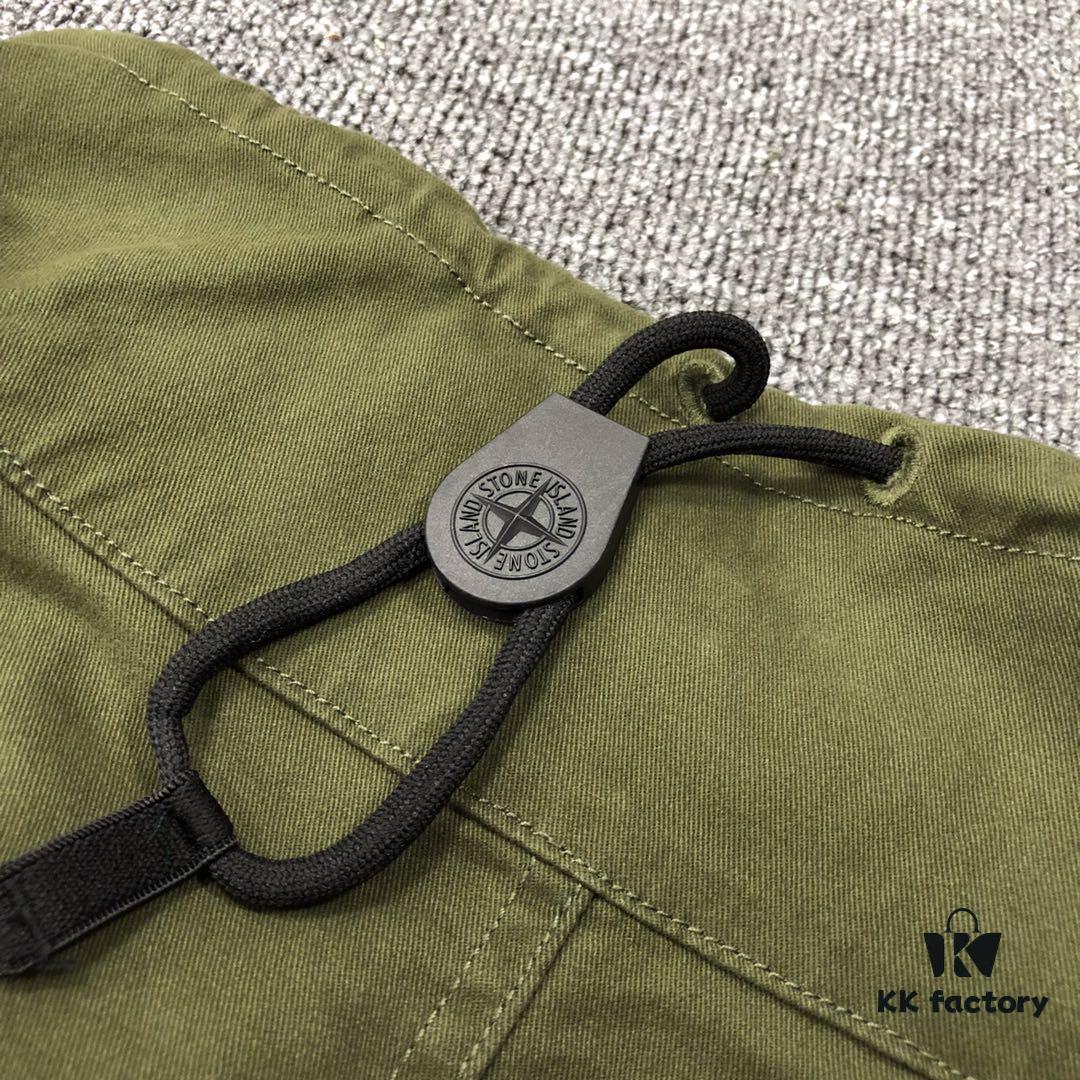 Stone Island 19 Fall/Winter Washed Half-Zip Pullover Jacket