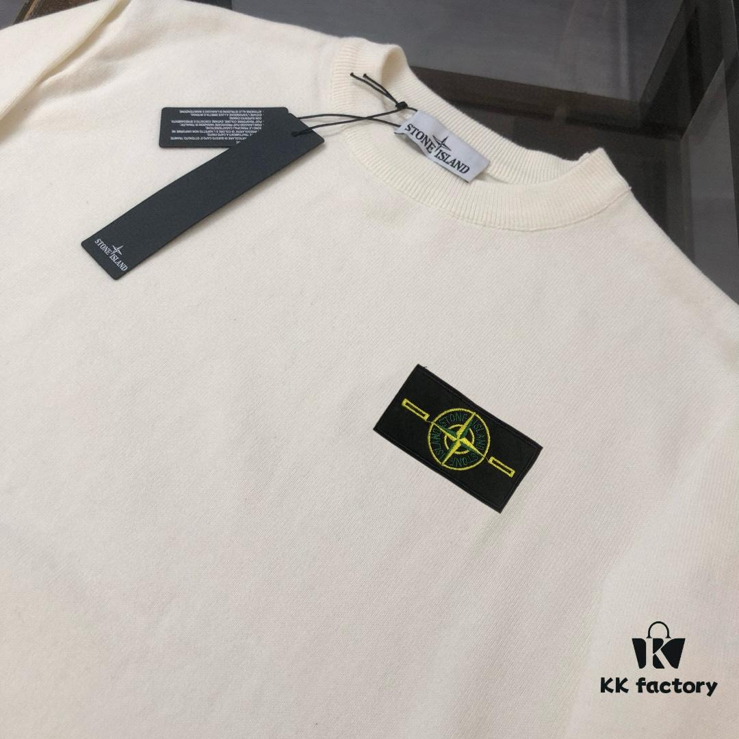 6931a464ccd8ab3d7af98b11 STONE ISLAND Men's Casual Pullover Knit Sweater - Exclusive New Arrival, High-End Design, Urban Style, Classic Round Neck Base Layer