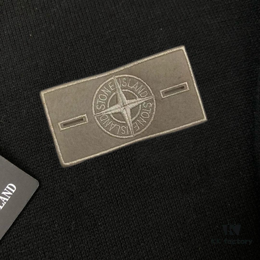 6931a465ccd8ab3d7af98b1b STONE ISLAND Men's Casual Knit Pullover Sweater – Exclusive New Arrival, High-End Custom Design, Urban Style, Classic Round Neck Base Layer with Compass Logo Embroidery