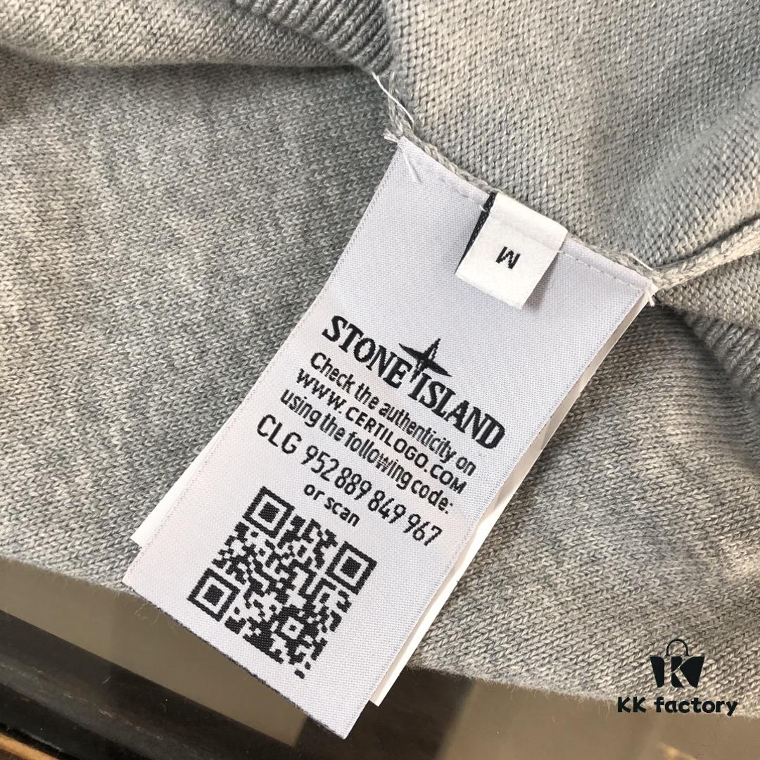 6931a467ccd8ab3d7af98b3f STONE ISLAND Men's Casual Crew-Neck Knit Sweater – Exclusive New Arrival, High-End Custom Design, Urban Style, Minimalist and Elegant Base Layer with Signature Compass Logo Embroidery