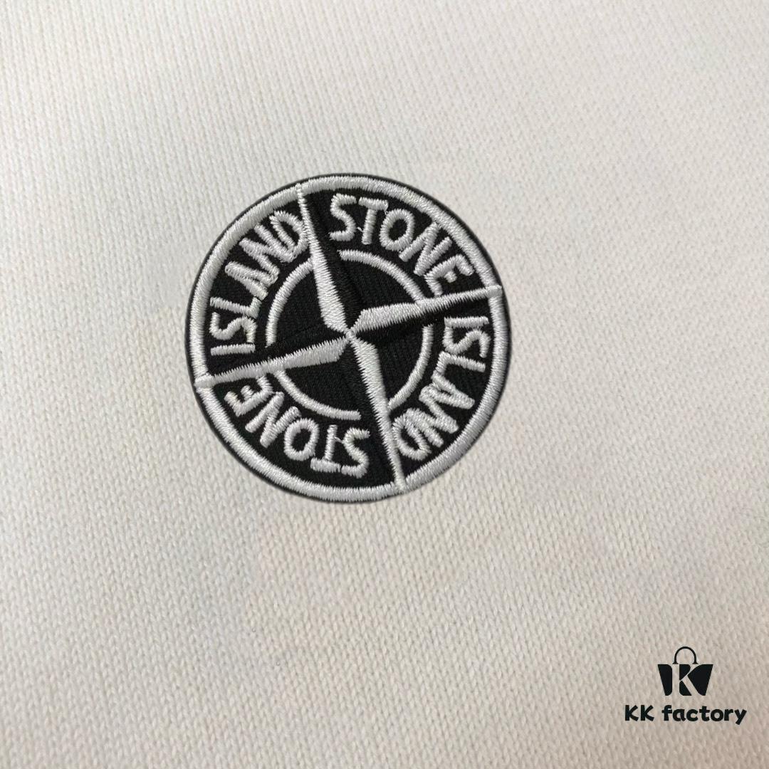 6931a467ccd8ab3d7af98b43 STONE ISLAND Men's Casual Knit Pullover Sweater - Premium Custom Fit, Minimalist Round Neck Design with Iconic Compass Logo Embroidery
