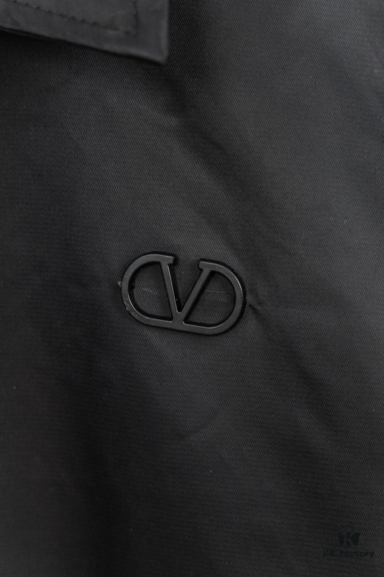 6931a468ccd8ab3d7af98b54 VALENTINO GARAVANI VLogo Signature Men's Bomber Pilot Jacket with Relaxed Shoulder and Tailored Short Fit