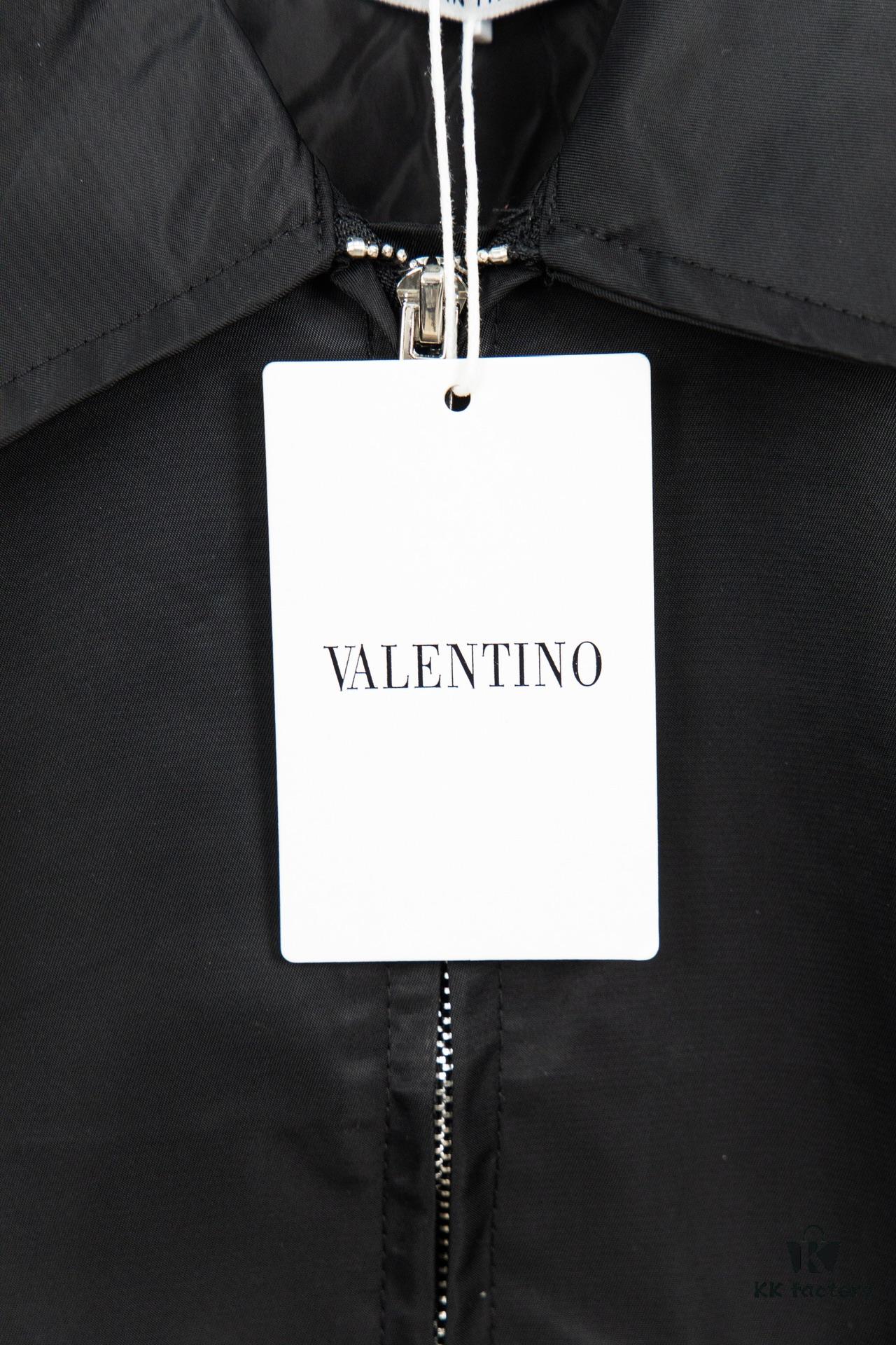 6931a468ccd8ab3d7af98b57 VALENTINO GARAVANI VLogo Signature Men's Bomber Pilot Jacket with Relaxed Shoulder and Tailored Short Fit