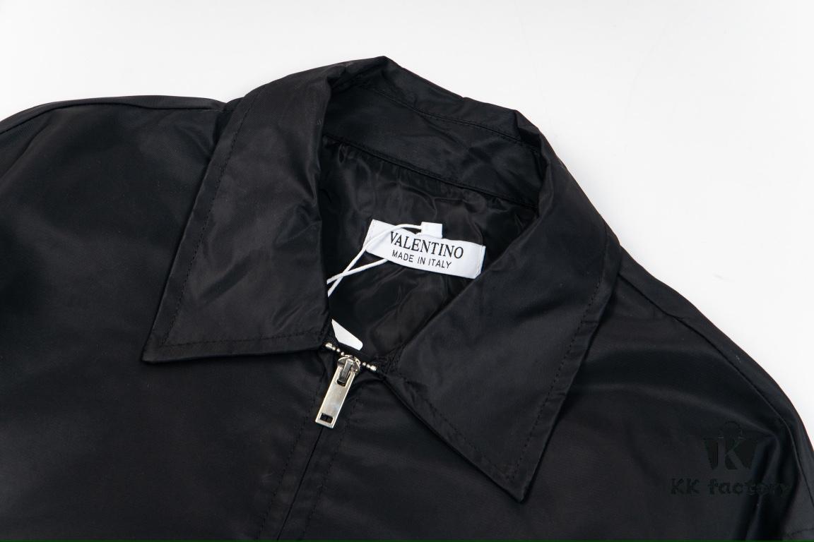 6931a468ccd8ab3d7af98b5f VALENTINO GARAVANI VLogo Signature Men's Bomber Jacket - Pilot Style with Drop Shoulder Design