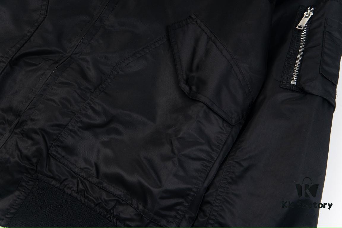 6931a469ccd8ab3d7af98b61 VALENTINO GARAVANI VLogo Signature Men's Bomber Jacket - Pilot Style with Drop Shoulder Design