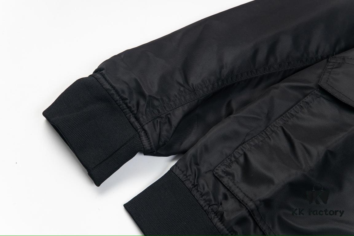 6931a469ccd8ab3d7af98b66 VALENTINO GARAVANI VLogo Signature Men's Bomber Jacket - Pilot Style with Drop Shoulder Design