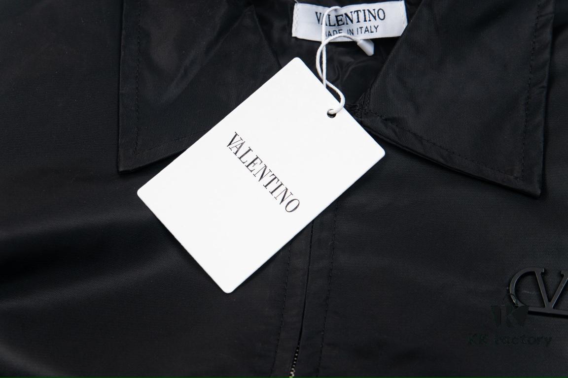 6931a469ccd8ab3d7af98b67 VALENTINO GARAVANI VLogo Signature Men's Bomber Jacket - Pilot Style with Drop Shoulder Design