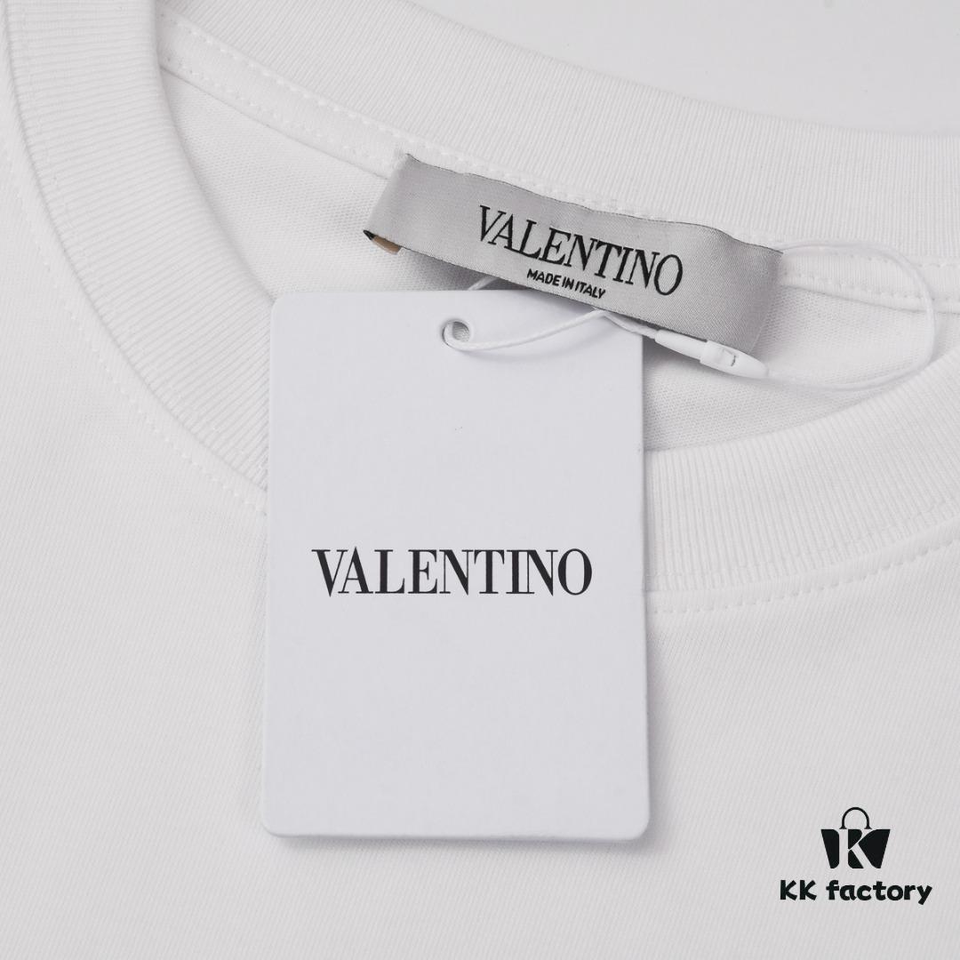 6931a46bccd8ab3d7af98b8f Valentino Inspired Classic Logo Artwork Solid Color Print T-Shirt, Premium Quality Fabric, Unisex Fashion Essential