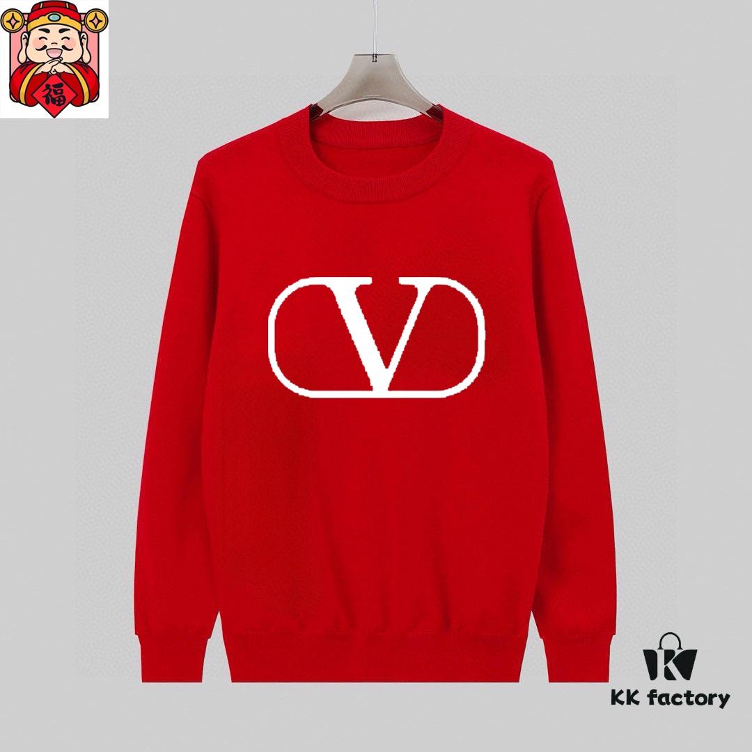 6931a46bccd8ab3d7af98b97 VALENTINO Fall/Winter Classic Crew Neck Wool Pullover Sweater