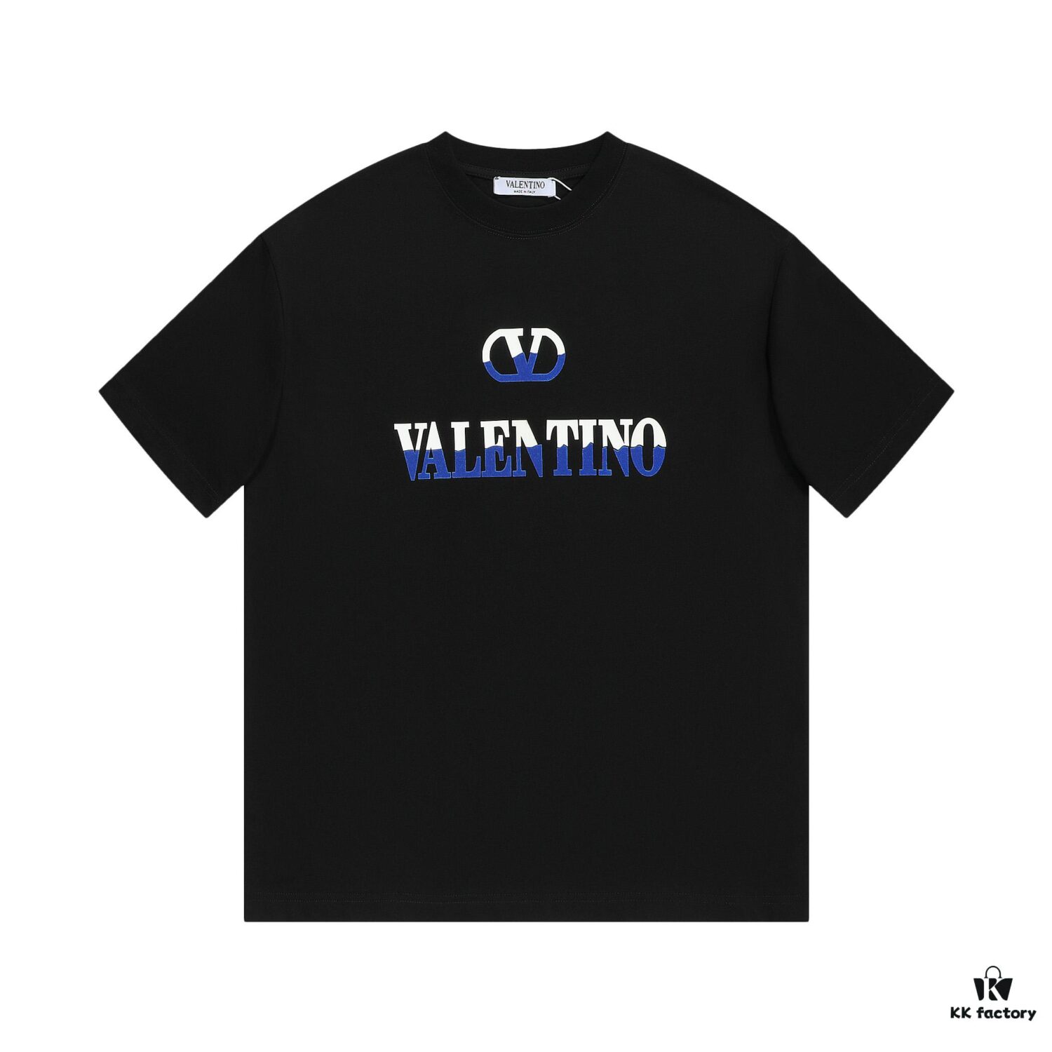 6931a46cccd8ab3d7af98b9f VALENTINO New 3D Thick Cotton T-Shirt with Flocked Print