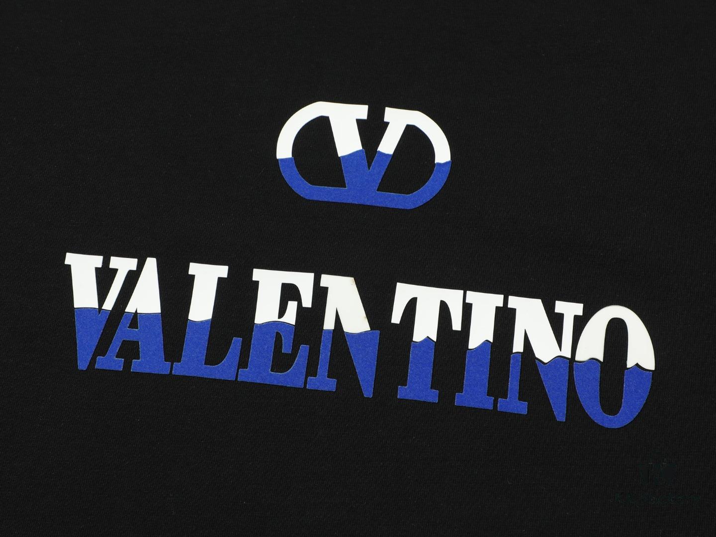 6931a46cccd8ab3d7af98ba2 VALENTINO New 3D Thick Cotton T-Shirt with Flocked Print