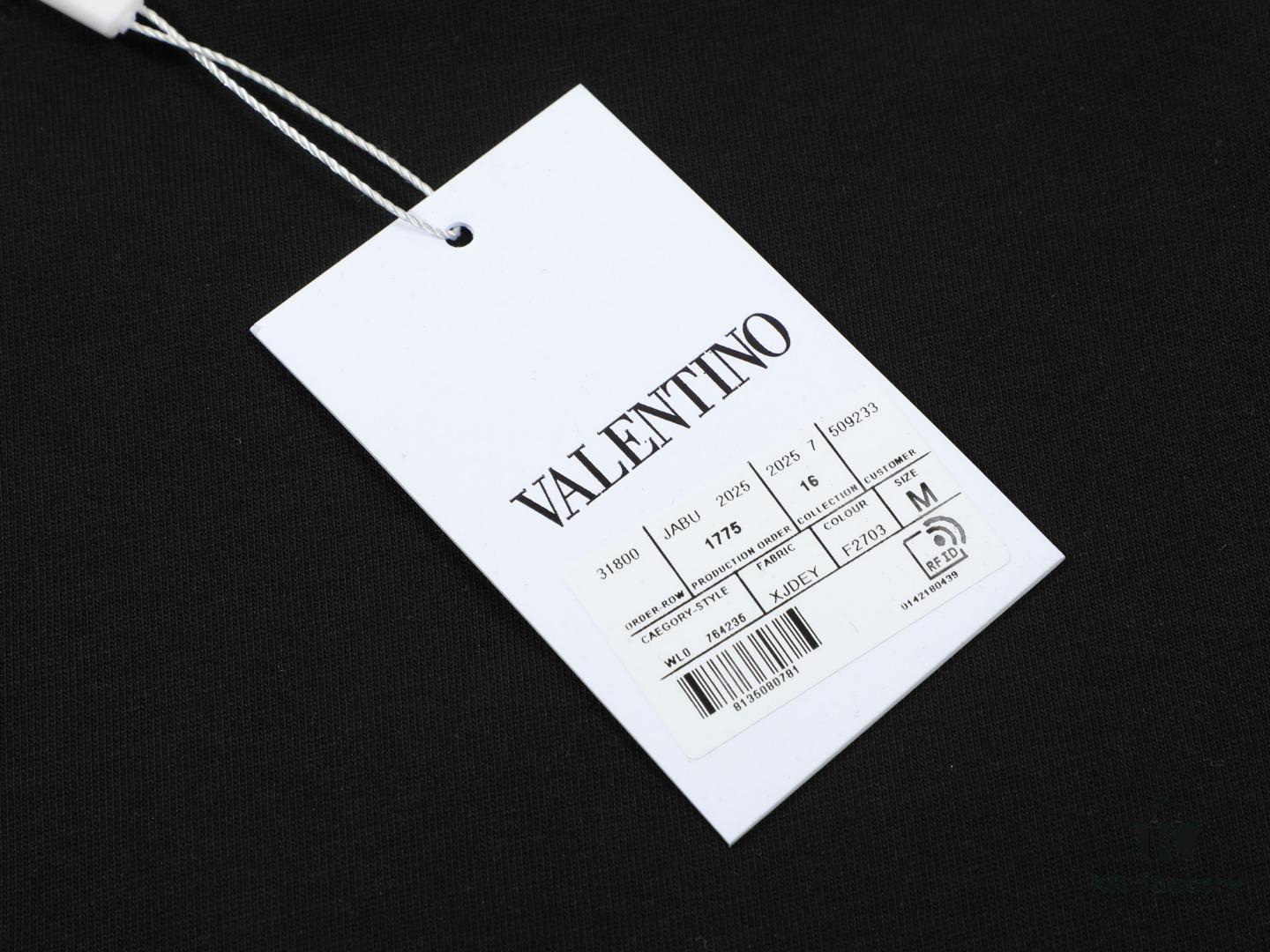 6931a46cccd8ab3d7af98ba4 VALENTINO New 3D Thick Cotton T-Shirt with Flocked Print