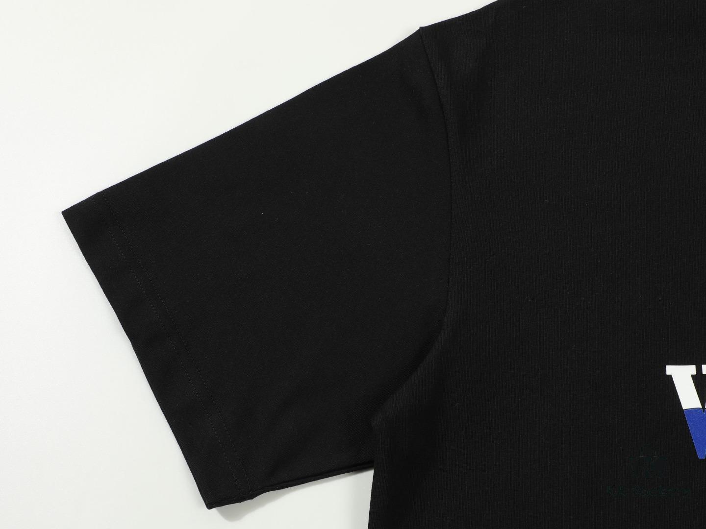6931a46cccd8ab3d7af98ba6 VALENTINO New 3D Thick Cotton T-Shirt with Flocked Print