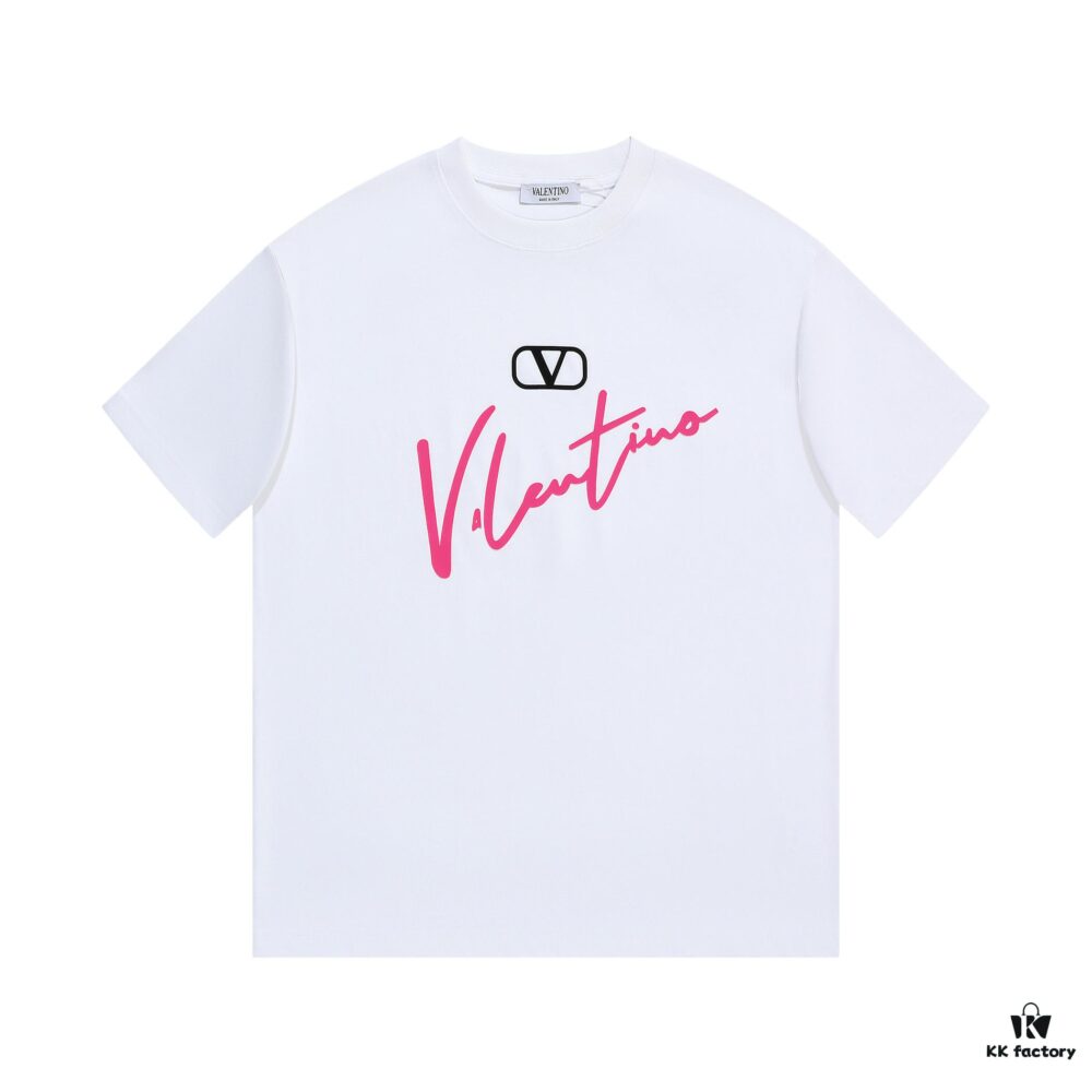 6931a46dccd8ab3d7af98bb1 VALENTINO New 3D Thick Print Short Sleeve T-Shirt