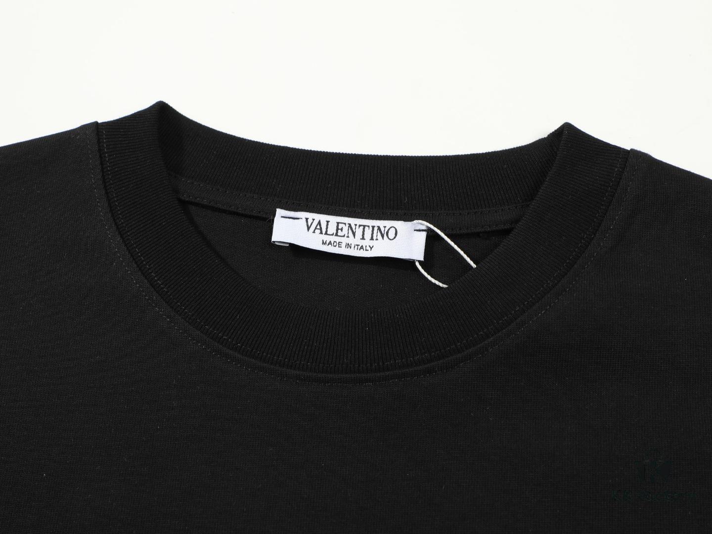 6931a46dccd8ab3d7af98bbc VALENTINO New 3D Thick Print Short Sleeve T-Shirt