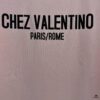 New Valentino 2025 Spring/Summer Short Sleeve T-Shirt Heavyweight Cotton Letter Logo Print