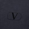6931a474ccd8ab3d7af98c30 VALENTINO Home 25SS Spring Collection New Arrival Flocked Letter Print Short Sleeve T-Shirt