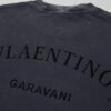 6931a474ccd8ab3d7af98c33 VALENTINO Home 25SS Spring Collection New Arrival Flocked Letter Print Short Sleeve T-Shirt