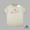 6931a476ccd8ab3d7af98c51 VAL*NTINO Huajia 25SS Spring Collection Flocked Letter Print Short Sleeve T-Shirt