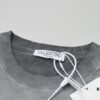 VAL*NTINO Hua Jia 25SS Spring Collection New Arrival Flocked Letter Print Short Sleeve T-Shirt