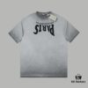 6931a477ccd8ab3d7af98c6c VAL*NTINO Huajia 25SS Spring Collection Flocked Letter Print Short Sleeve T-Shirt