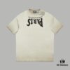 6931a478ccd8ab3d7af98c75 VAL*NTINO Hua Jia 25SS Spring Collection Flocked Letter Print Short Sleeve T-Shirt