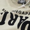 6931a478ccd8ab3d7af98c79 VAL*NTINO Hua Jia 25SS Spring Collection Flocked Letter Print Short Sleeve T-Shirt