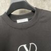 6931a479ccd8ab3d7af98c86 VALENTINO 24FW Pink Handwritten Text 3D Flocking Heavyweight Short Sleeve T-Shirt