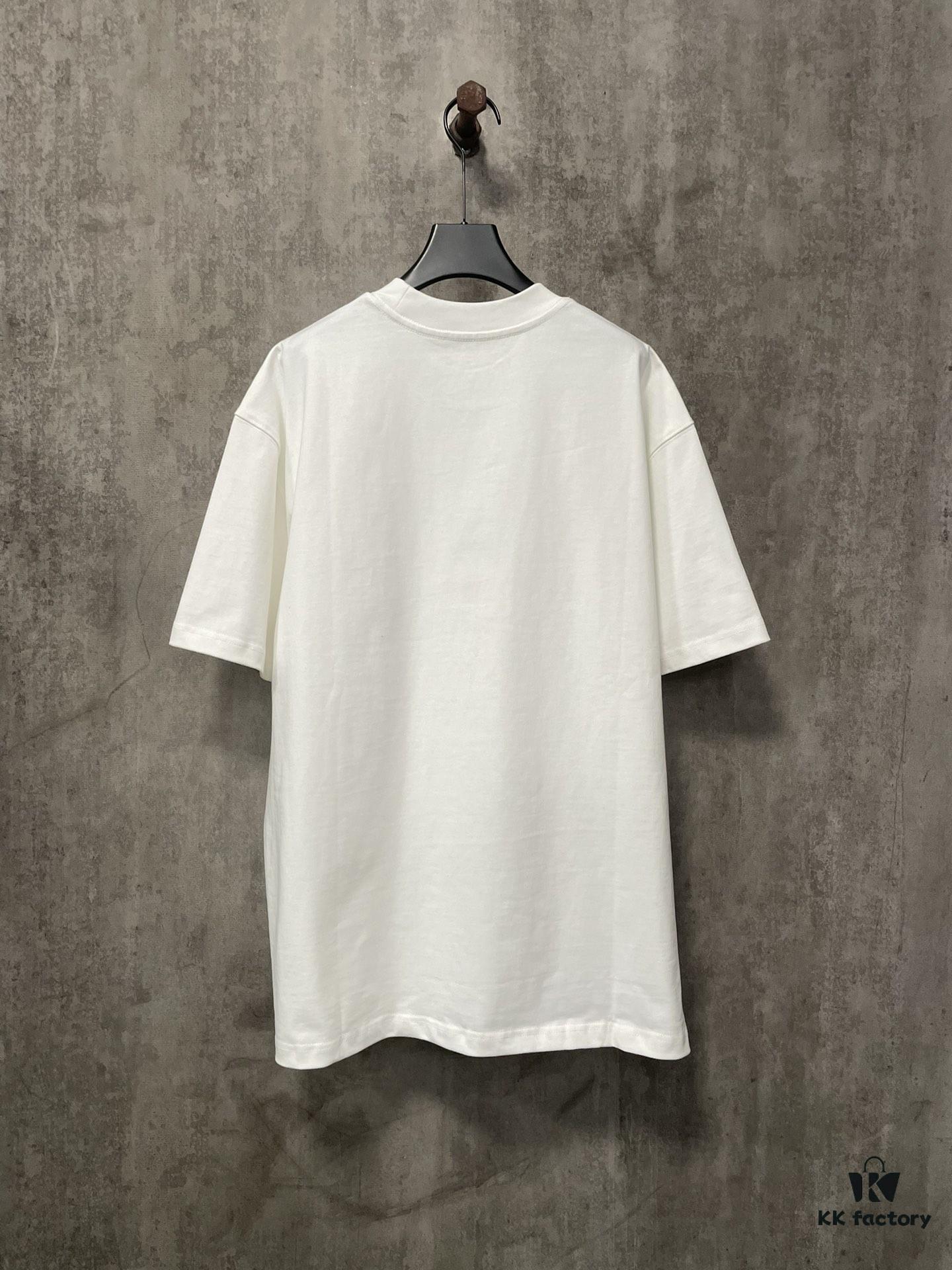 6931a479ccd8ab3d7af98c88 VALENTINO 24FW Pink 3D Flocked Lettering Heavyweight Short Sleeve T-Shirt