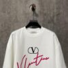6931a479ccd8ab3d7af98c89 VALENTINO 24FW Pink 3D Flocked Lettering Heavyweight Short Sleeve T-Shirt