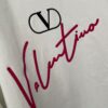 6931a479ccd8ab3d7af98c8e VALENTINO 24FW Pink 3D Flocked Lettering Heavyweight Short Sleeve T-Shirt