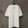 6931a479ccd8ab3d7af98c91 VALENTINO 24SS Latest Collection Flocked Logo Heavyweight Short Sleeve T-Shirt