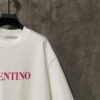 6931a479ccd8ab3d7af98c94 VALENTINO 24SS Latest Collection Flocked Logo Heavyweight Short Sleeve T-Shirt