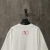 6931a479ccd8ab3d7af98c95 VALENTINO 24SS Latest Collection Flocked Logo Heavyweight Short Sleeve T-Shirt