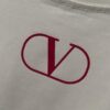6931a479ccd8ab3d7af98c97 VALENTINO 24SS Latest Collection Flocked Logo Heavyweight Short Sleeve T-Shirt