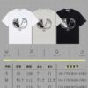 6931a47accd8ab3d7af98ca5 VALENTINO 2024FW Short Sleeve T-Shirt with Letter Logo Print, Premium 26s Double Yarn 300g Fabric, Heavyweight Cotton Blend, Custom Ribbed Trim Dyed-to-Match, Three Labels Included, Unisex Design