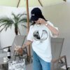 6931a47bccd8ab3d7af98cb5 VALENTINO Men's and Women's Short Sleeve T-Shirt 2024FW Letter Logo Print Premium 26s Double Yarn 300g Fabric Heavyweight Custom Ribbed Jersey Dyed-to-Match Trims Three Labels Included