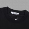 VALENTINO Men's and Women's Short Sleeve T-Shirt with Letter Logo Print, 2024FW Collection, Premium 26s Double Yarn 300g Fabric