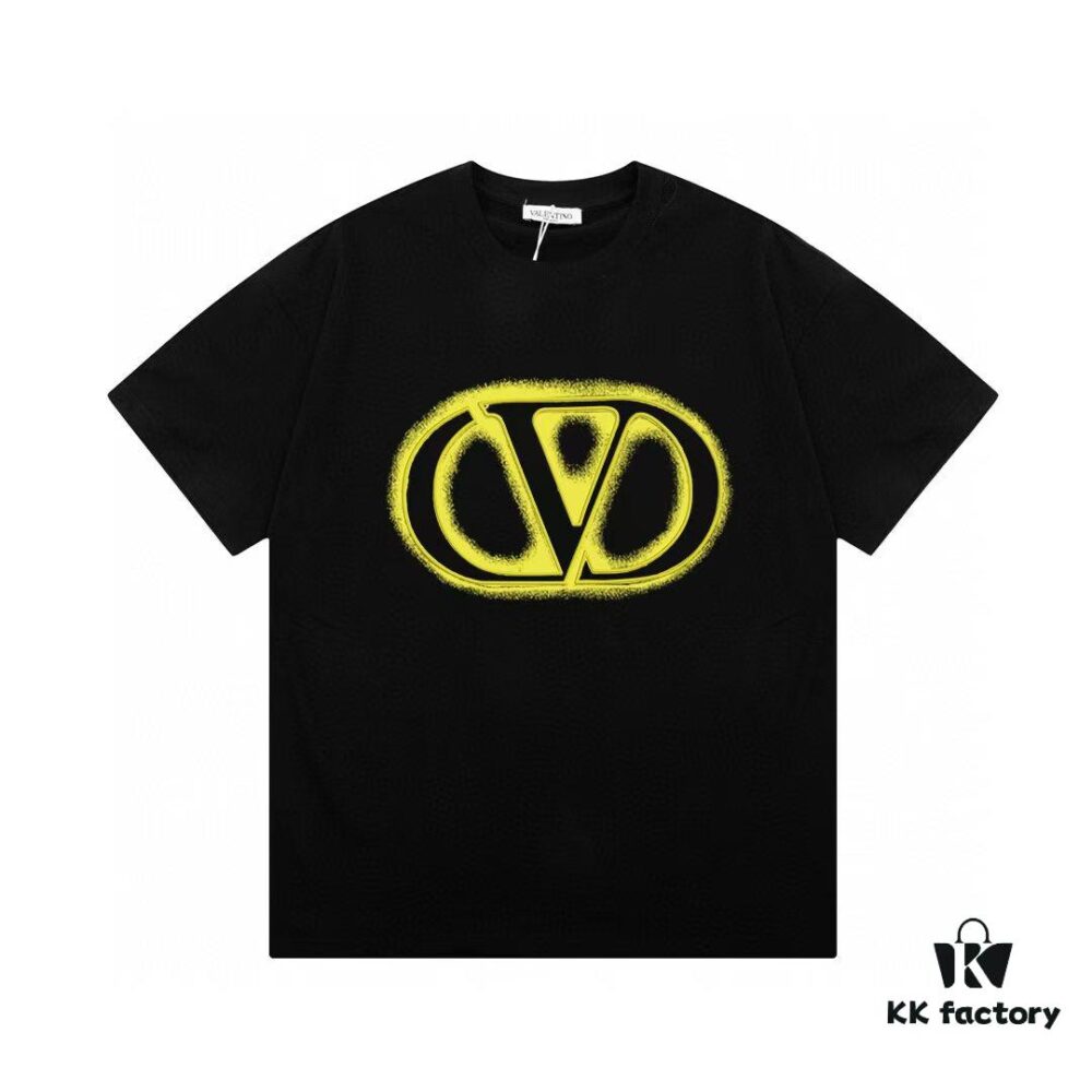 6931a482ccd8ab3d7af98d08 Valentino Unisex Casual Short-Sleeve T-Shirt with Signature Logo Print