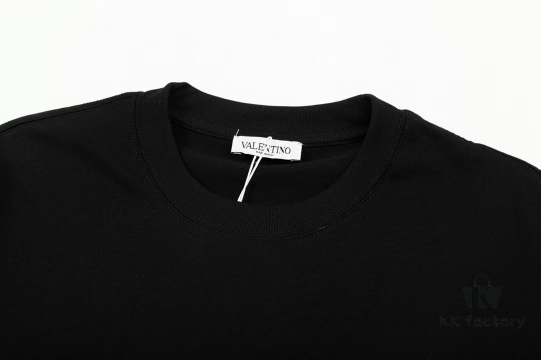 6931a482ccd8ab3d7af98d0b Valentino Unisex Casual Short-Sleeve T-Shirt with Signature Logo Print
