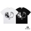 6931a483ccd8ab3d7af98d18 Valentino Unisex Fashion Short Sleeve T-Shirt with Logo Print