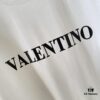 6931a484ccd8ab3d7af98d23 VALENTIN* Valentino 2025 Summer New Arrival Unisex Short Sleeve T-Shirt with Unique Letter Logo 3D Silicone Print Custom 300g Fabric