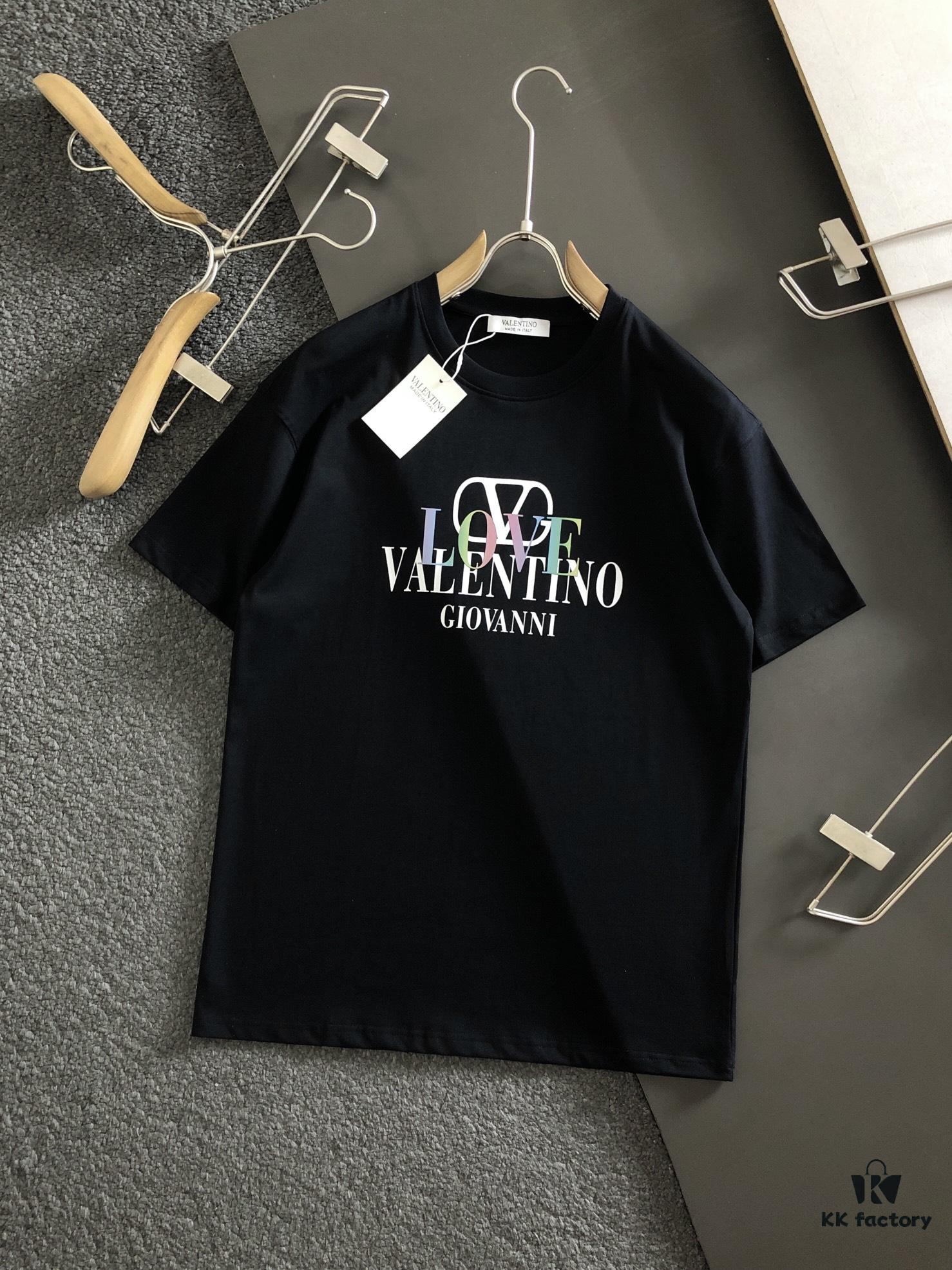 6931a485ccd8ab3d7af98d2f Valentino 2025 Latest Print Short Sleeve T-Shirt, High-Quality Cabinet Original Order, Top-Tier Craftsmanship with Imported Fabric